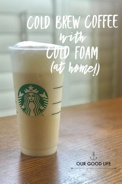 How to make pumpkin cream cold brew coffee you can read starbucks' pumpkin cream cold brew nutrition facts here. Cold Brew Coffee and Cold Foam #PinterestChallenge | Our ...