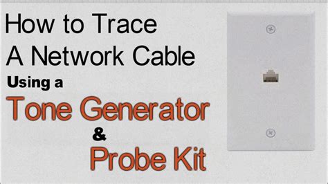 How To Trace A Network Cable Youtube