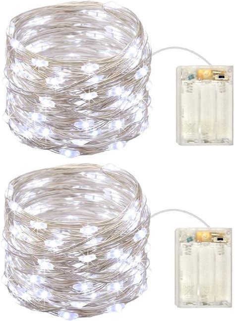 2 Pack Battery Operated Mini Lightsindoor Led Fairy Lights With Timer
