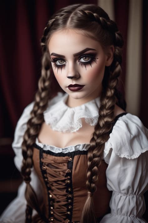 Dark Doll Makeup