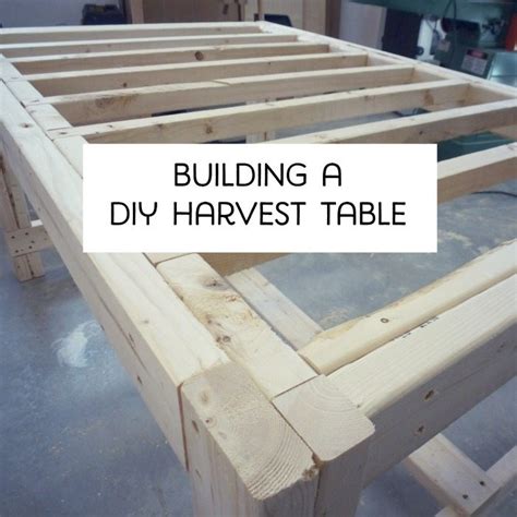 Diy farmhouse kitchen table plans video. building a DIY harvest table with Ana White plans - THE SWEETEST DIGS