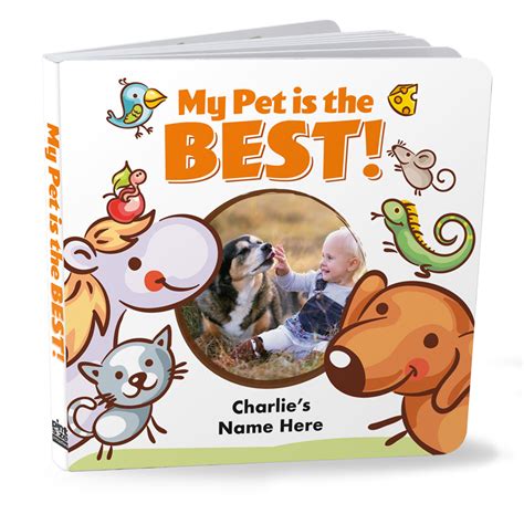 Your pet is the narrator and the star!. Personalized My Pet is the BEST Board Book | Pet Book ...