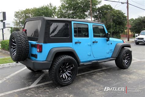 Jeep Wrangler With 20in Fuel Blitz Wheels Exclusively From Butler Tires