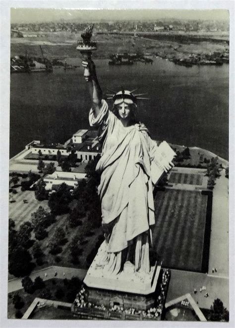 Statue Of Liberty Real Photo Postcard 1985 New York City Etsy