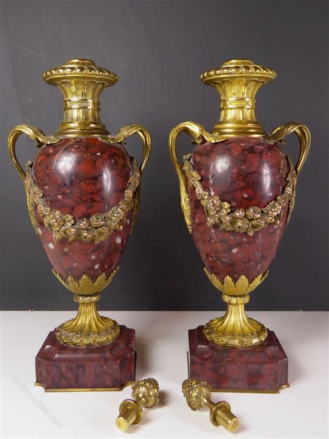 Antiques Atlas Pair Of 19th C Marble Vases