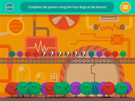 🕹️ Play Fuzz Bugs Patterns Game Free Online Complete The Sequence
