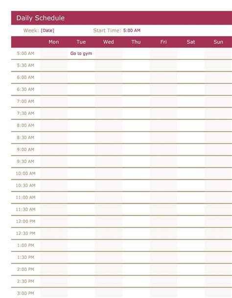 15 Best Daily Planner Templates Pdf Word Excel