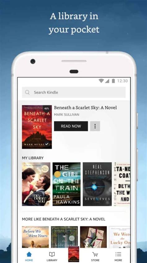 amazon redesigns the kindle android app to be more book like