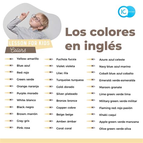 Los colores en inglés IC Idiomas Tu blog para aprender inglés