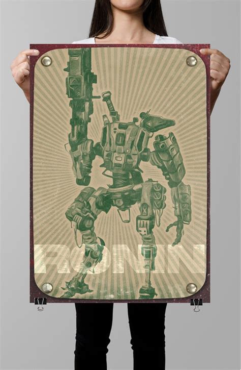 Titanfall 2 Ronin Alternate Fan Art Poster Titan Gamer Etsy