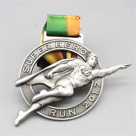 Super Hero Style Custom 3d Running Medals For 5k Finisher Buy Running