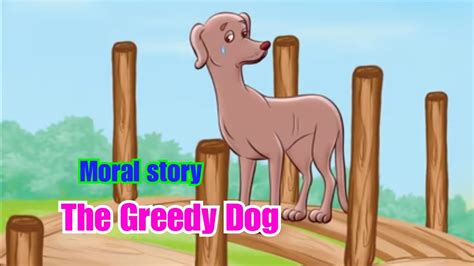 The Greedy Dog Moral Story In English The Dog And The Bone Youtube