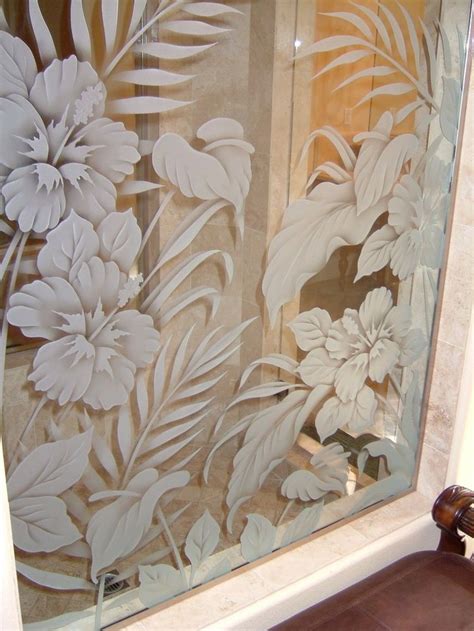 Etched Glass Door Etched Mirror Beveled Glass Staircase Glass Design