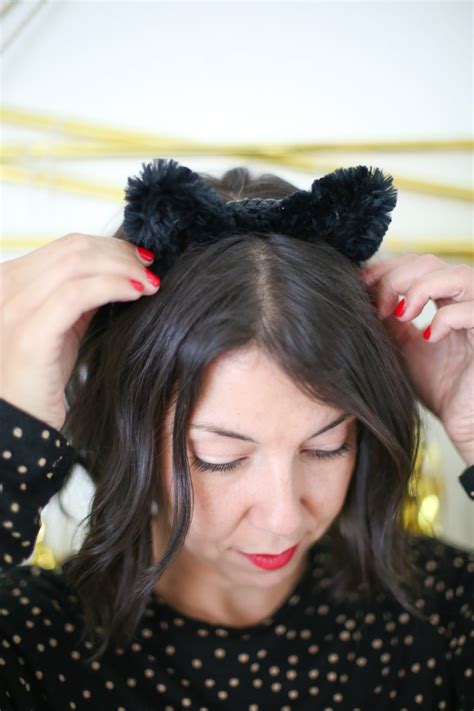 Diy Cat Ears Headband For Halloween Lovely Indeed