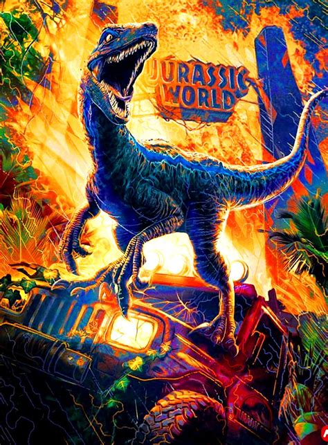 Jurassic Park Poster Jurassic Park Series Jurassic Park Party Michael Crichton Blue Jurassic