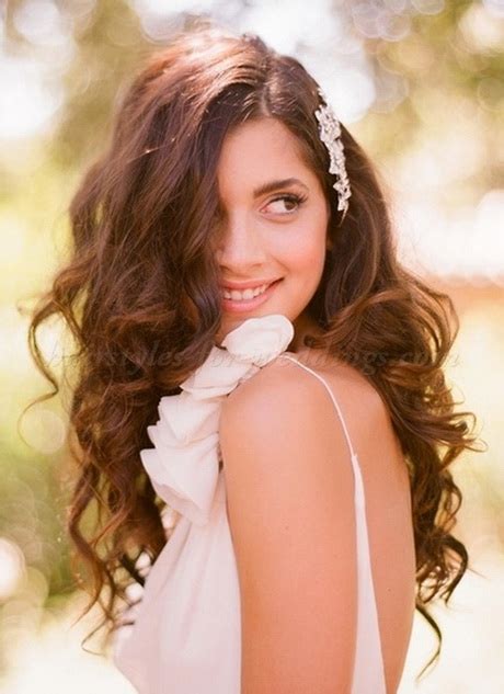 Wedding hairstyles down can be tried on all kinds of hair whether short or medium or long. Down curly wedding hairstyles