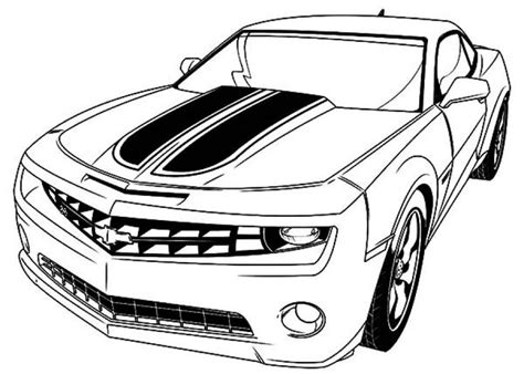 Start a new chevrolet camaro question. beautiful camaro bumblebee car coloring pages ...