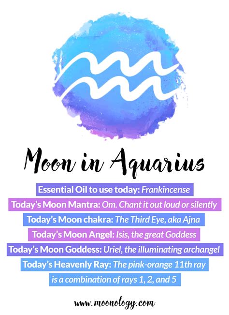 New Moon In Aquarius The New Moon Takes Place Today In The Sign Of