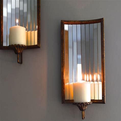 Decorative wall sconces candle holders uk. venetian wall candle holder by the forest & co | notonthehighstreet.com