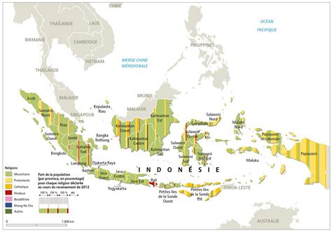 religion map of indonesia