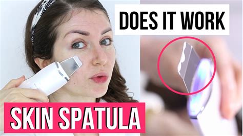 is it worth it ultrasonic skin spatula deep pore cleaning aliexpress skin scrubber youtube