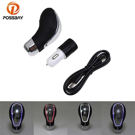 Possbay Car Gear Shift Knob Universal Touch Activated Gear Shift Knob