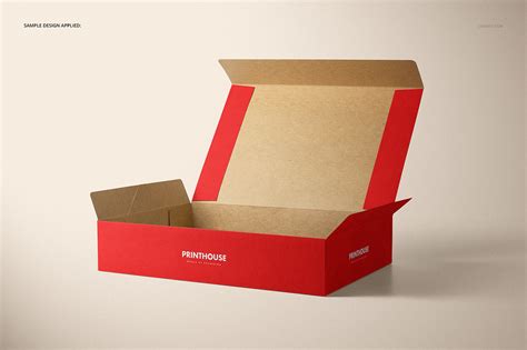 Download Natural Karft Set Box Mockup Set on Behance