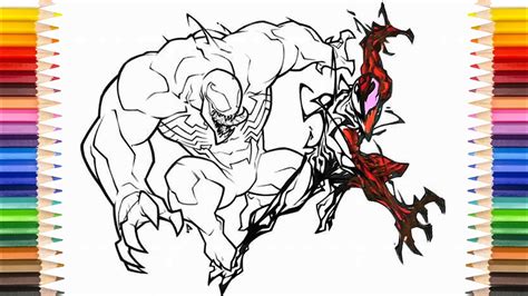 Venom Coloring Pages For Kids