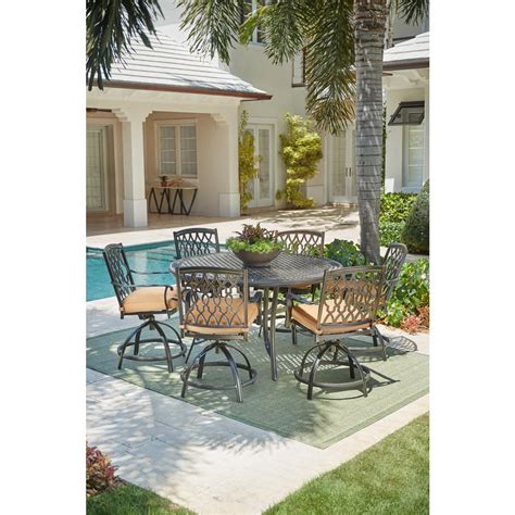 Home Decorators Collection Ridge Falls 7 Piece Aluminum Outdoor High