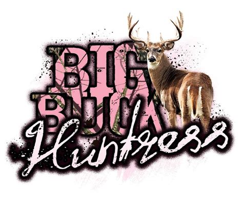 Big Buck Huntress Decal Huntress Mossy Oak Country Girls