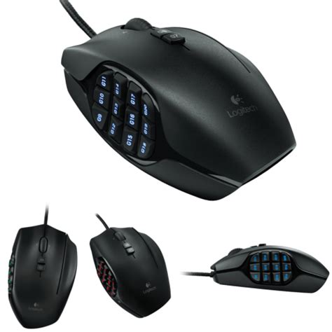Logitech G600 Mmo Gaming Mouse Rgb Backlit 20 Programmable Buttons