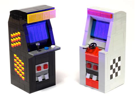 Lego Arcade Machines 1980s Style