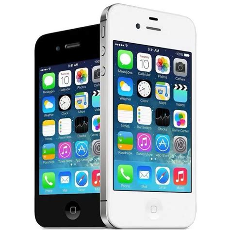 Apple Iphone 4s White 16gb Smart Phone Mobile Phone 35 Inch Screen
