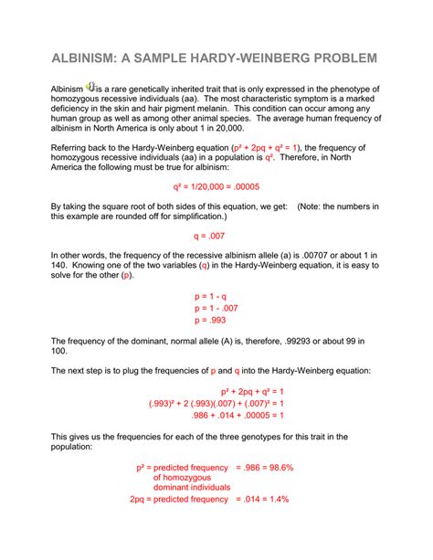 Learn vocabulary, terms and more with flashcards, games and other study tools. Hardy Weinberg Problem Set Answers + My PDF Collection 2021