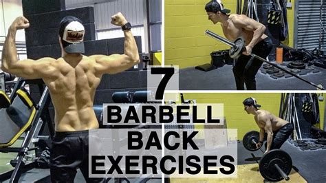 The barbell is the workout staple of crossfitters, bodybuilders and olympic lifters alike. 7 Barbell Back Exercises - YouTube