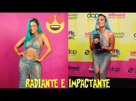Karol G Luce Radiante E Impacta Con Sensual Vestido En Los Premios Billboards Americanos