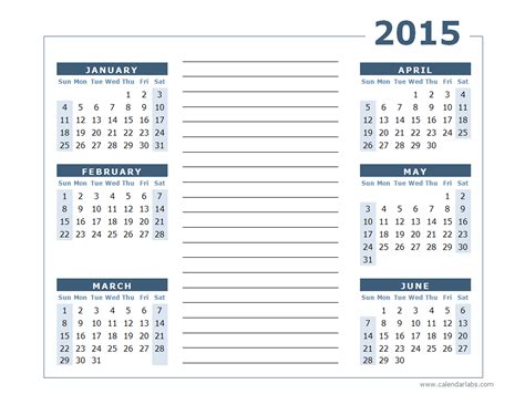 Multi Year Calendar Printable Calendar Templates