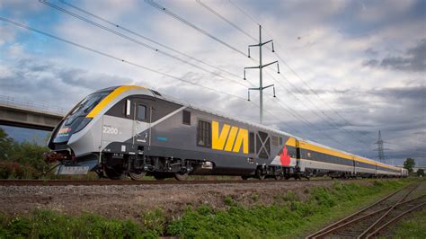 Via Rail Welcomes New Siemens Trainset Updated Railway Age