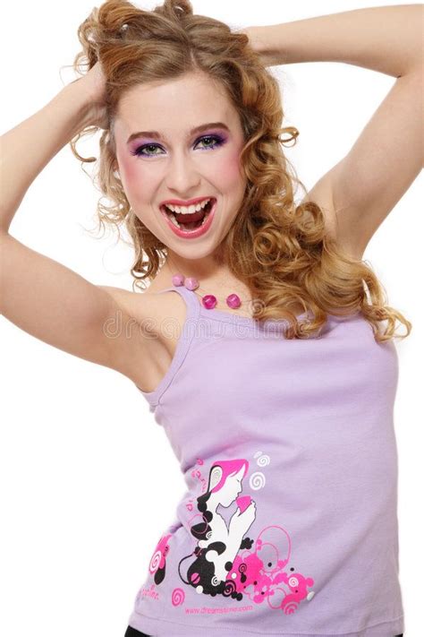 Dreams Style Portrait Of Young Beautiful Laughing Blonde Girl In Dreamstimes T Sponsored