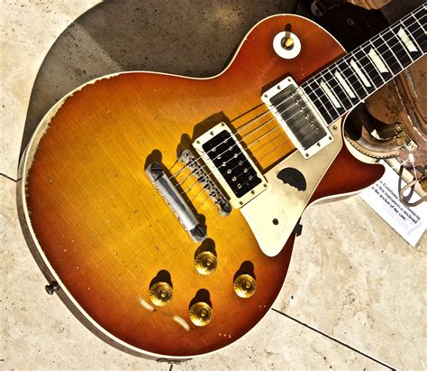2017 Gibson Custom Slash 1958 Les Paul Reissue First Production Burst Aged Gibson Les Paul