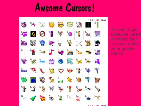 Awesome Cursors By Bexgirl2803 On Deviantart
