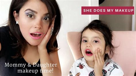 She Does My Makeup Mom And Daughter Makeup Time Youtube