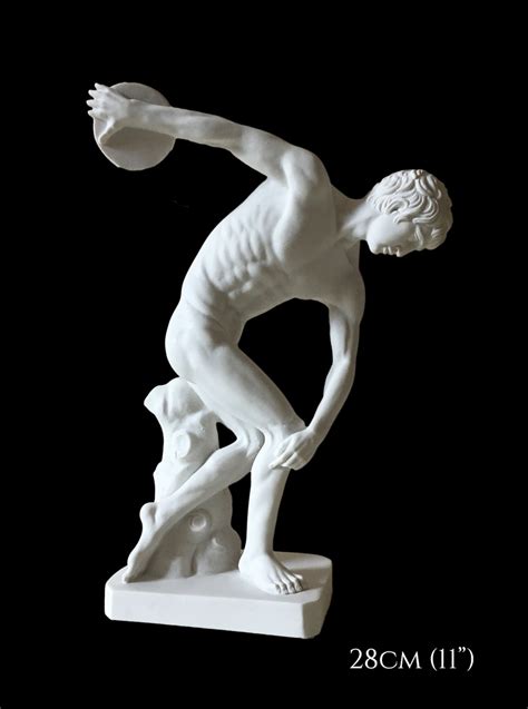 Discobolus Statue Roman Greek Sculpture Of A Nude Male Etsy My Xxx
