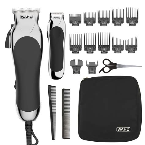 Wahl Clipper Deluxe Chrome Pro Complete Hair And Beard Clipping And