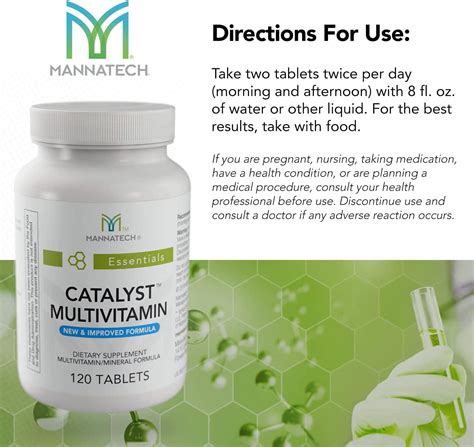 Mannatech Catalyst Multivitamin 120 Tablets With Ashwagandha