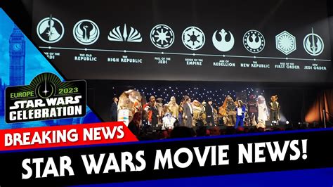 Three New Star Wars Movies And Eras Are On The Way Something For Every