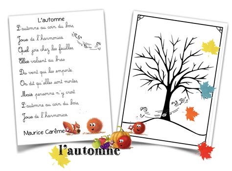 “lautomne” En Compagnie De Maurice Carême Paulettetrottinette