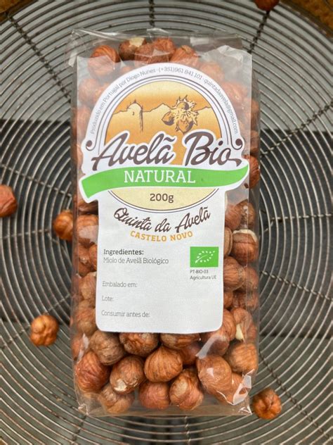 Avelã Bio Natural 200g Produtos Do Fundão