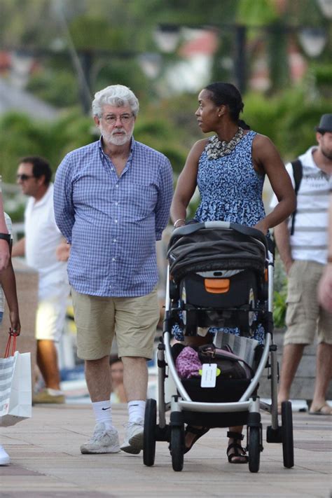 George Lucas And Wife Take Baby Daughter Out In St Barts Page Six
