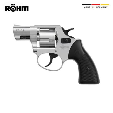 Röhm Rg 59 Schreckschuss Revolver Alu Chrome 9 Mm Rk P18